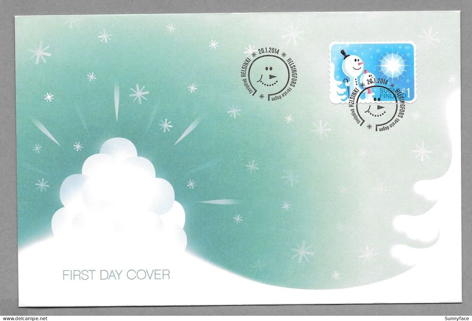 2014 FDC Snowmen Finland Finnland Finlande - FDC