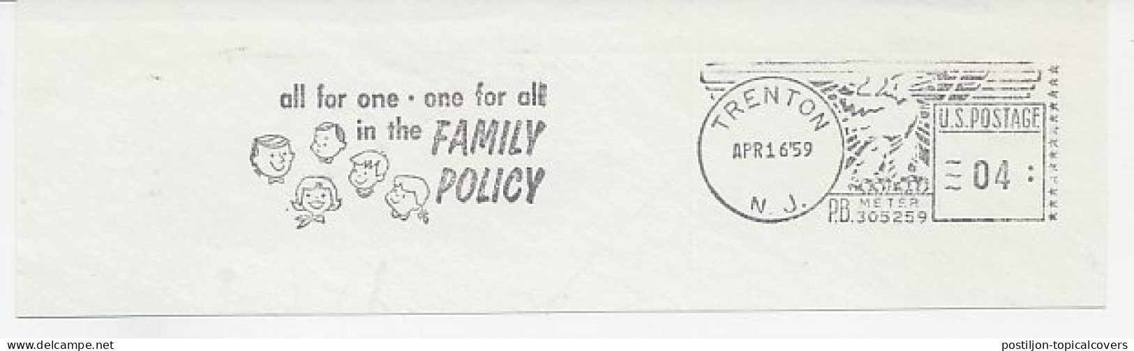 Meter Cut USA 1959 Family Policy - Autres & Non Classés