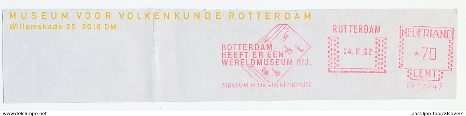 Meter Top Cut Netherlands 1992 Museum Of Ethnology Rotterdam  - American Indians
