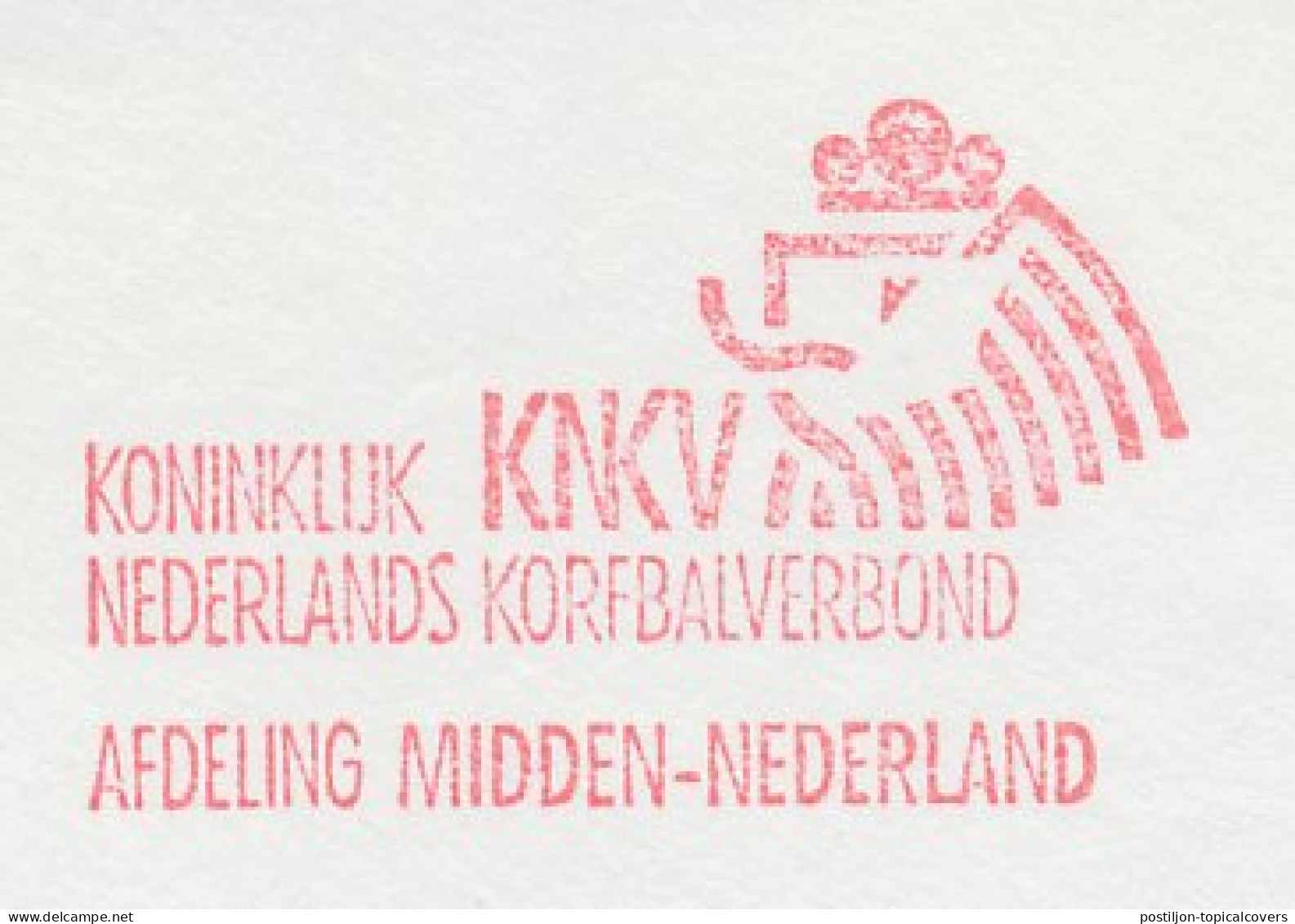 Meter Cut Netherlands 1993 Royal Dutch Korfball League - Other & Unclassified
