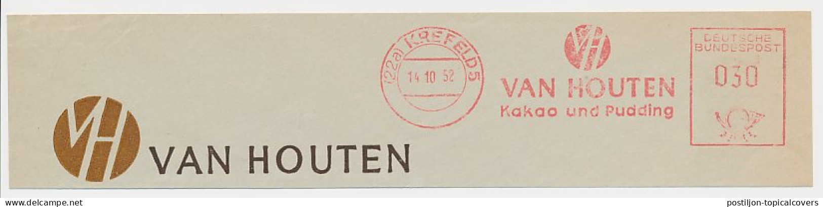 Meter Top Cut Germany 1952 Cacao - Pudding - Van Houten - Ernährung