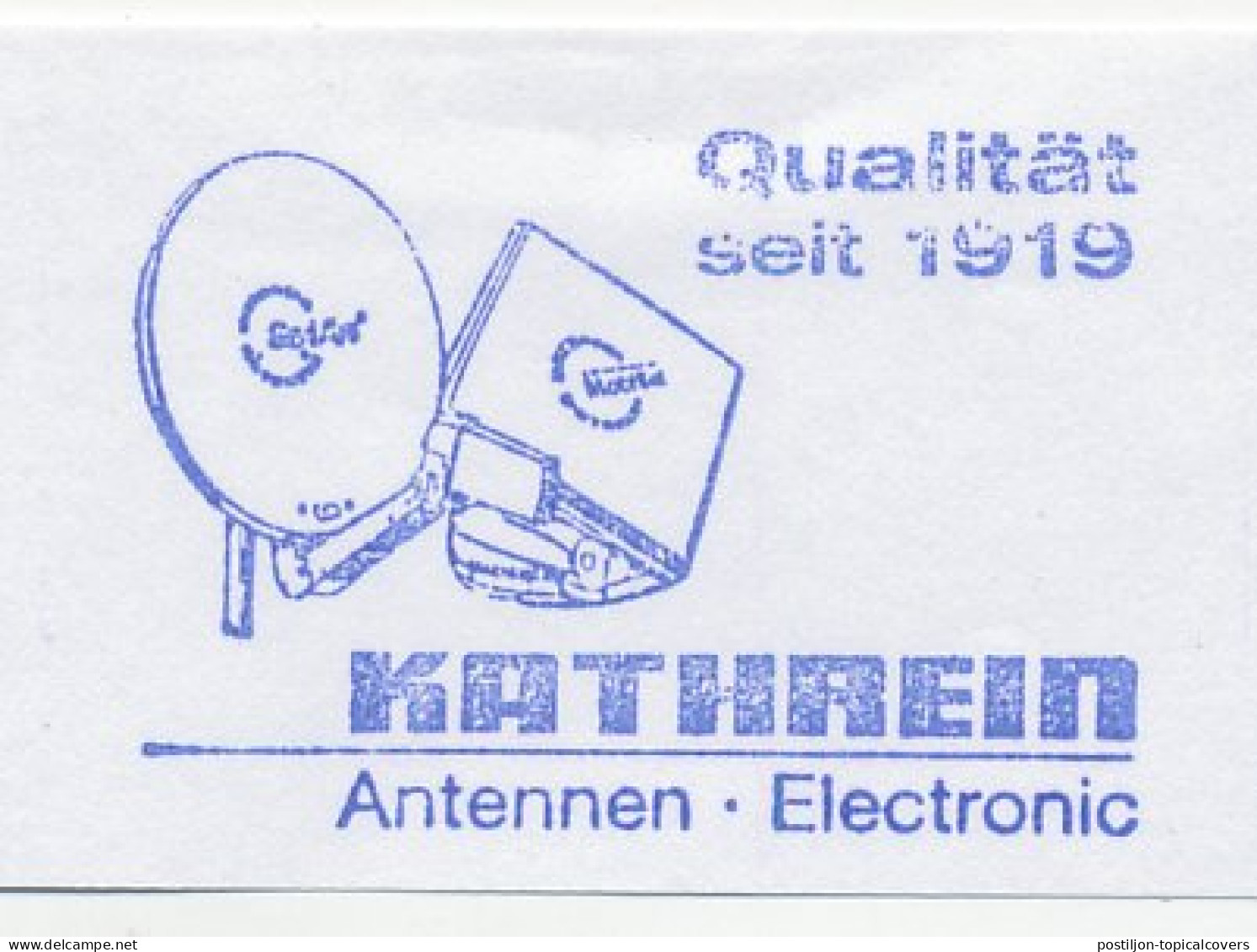 Meter Cut Germany 2003 Antenna - Satellite Receiver - Telekom