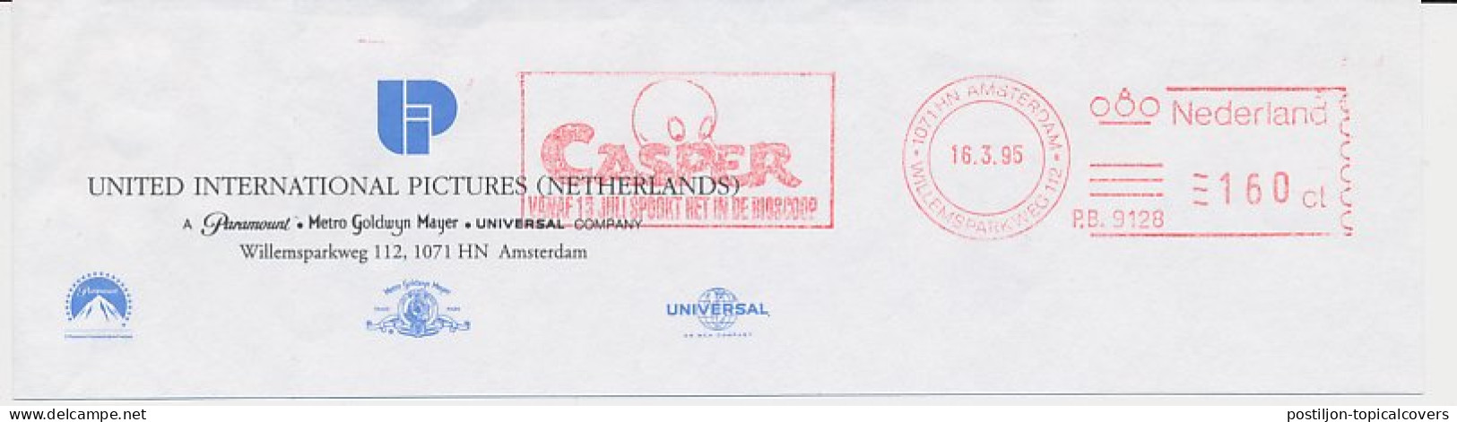 Meter Top Cut Netherlands 1995 Casper - ( Casper The Friendly Ghost ) - Movie - Cinema