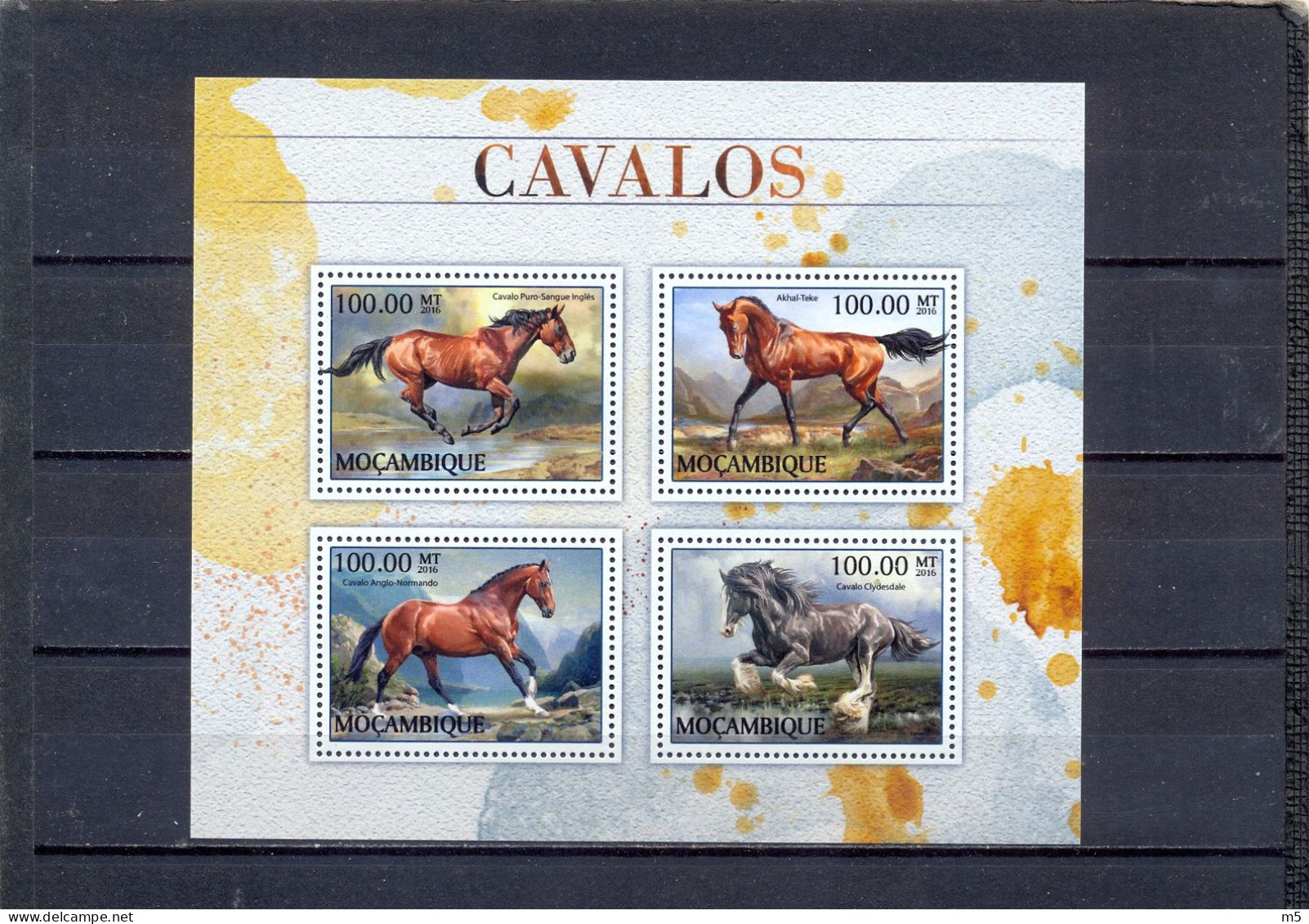 MOZAMBIQUE - MNH - HORSES -  MI.NO.8944/7 - CV = 22 € - Cavalli