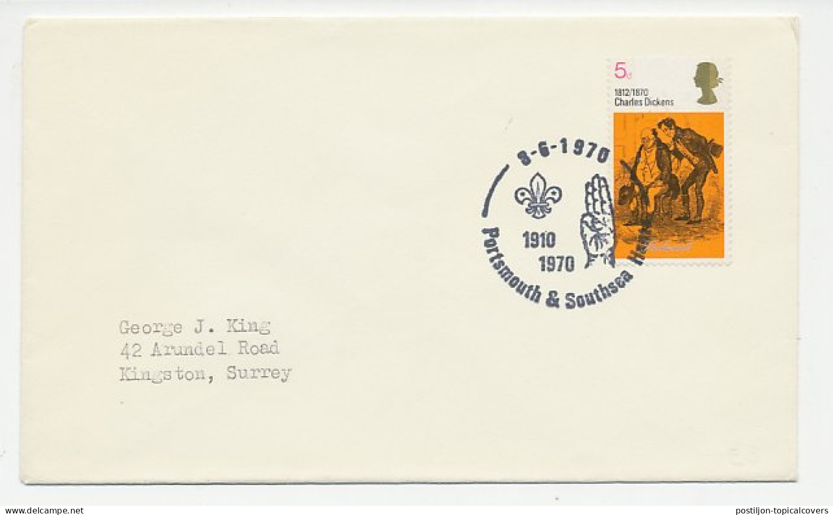Cover / Postmark GB / UK 1970 Scouting - Other & Unclassified
