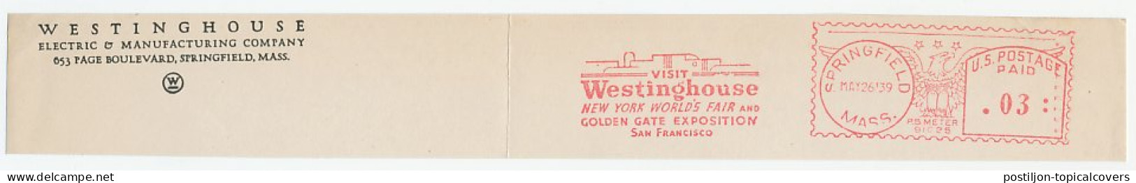 Meter Top Cut USA 1939 World Fair - New York 1939 - Golden Gate Exposition - Unclassified