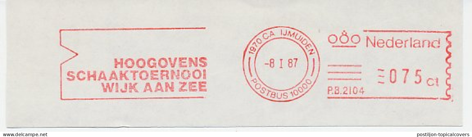 Meter Cut Netherlands 1987 Hoogovens Chess Tournament - Wijk Aan Zee - Ohne Zuordnung