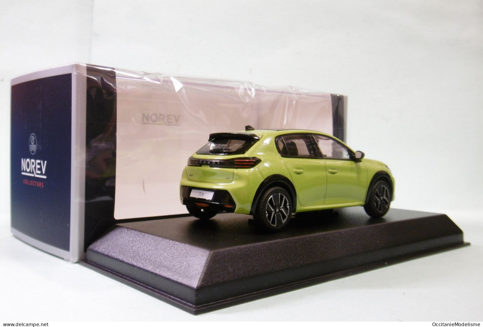 Norev - PEUGEOT 208 GT 2024 Vert Jaune Réf. 472840 Neuf NBO 1/43 - Norev