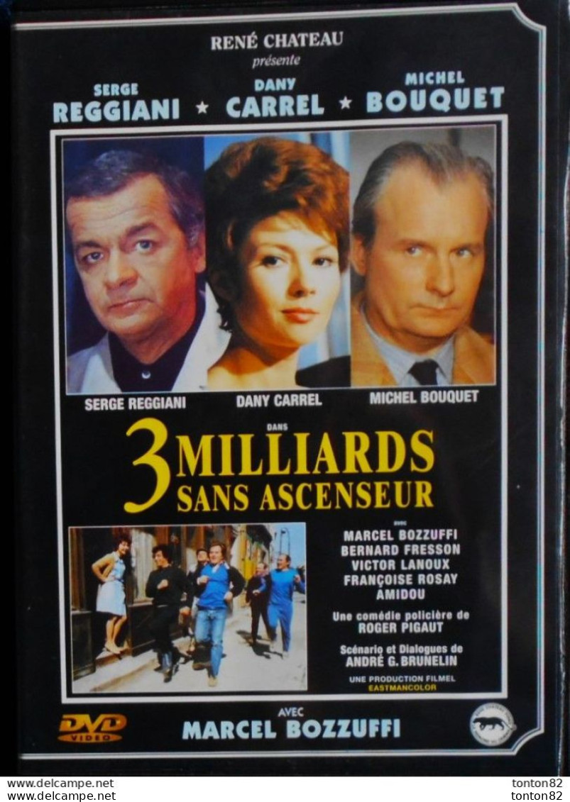 3 Milliards Sans Ascenseur - Serge Reggiani - Dany Carel - Michel Bouquet - Françoise Rosay - Victor Lanoux . - Comédie