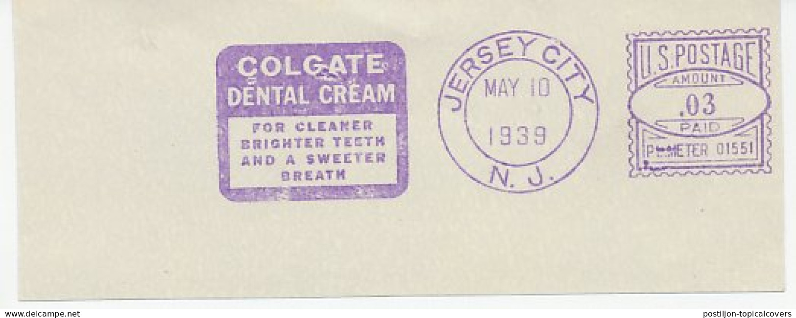Meter Cut USA 1939 Dental Cream - Colgate - Medicina