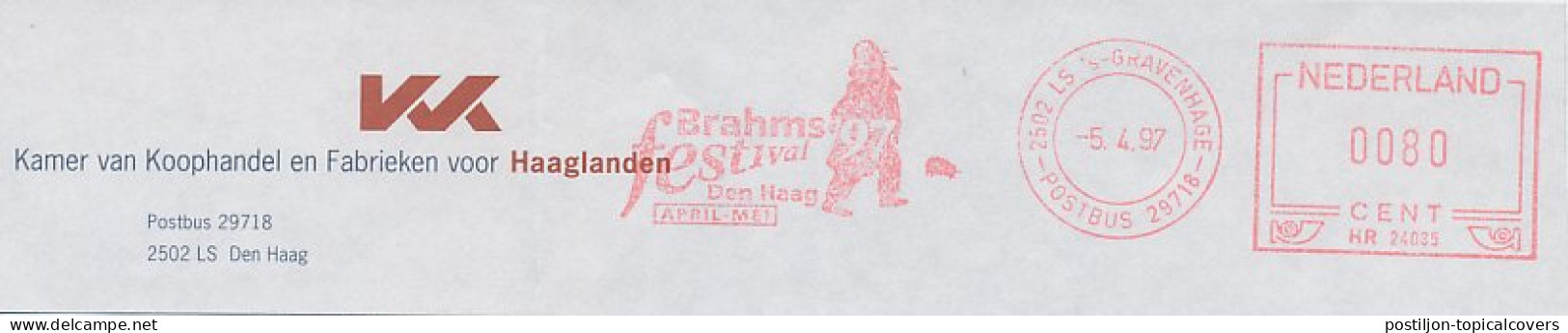 Meter Top Cut Netherlands 1997 Brahms Festival 1997 - Composer - Musik