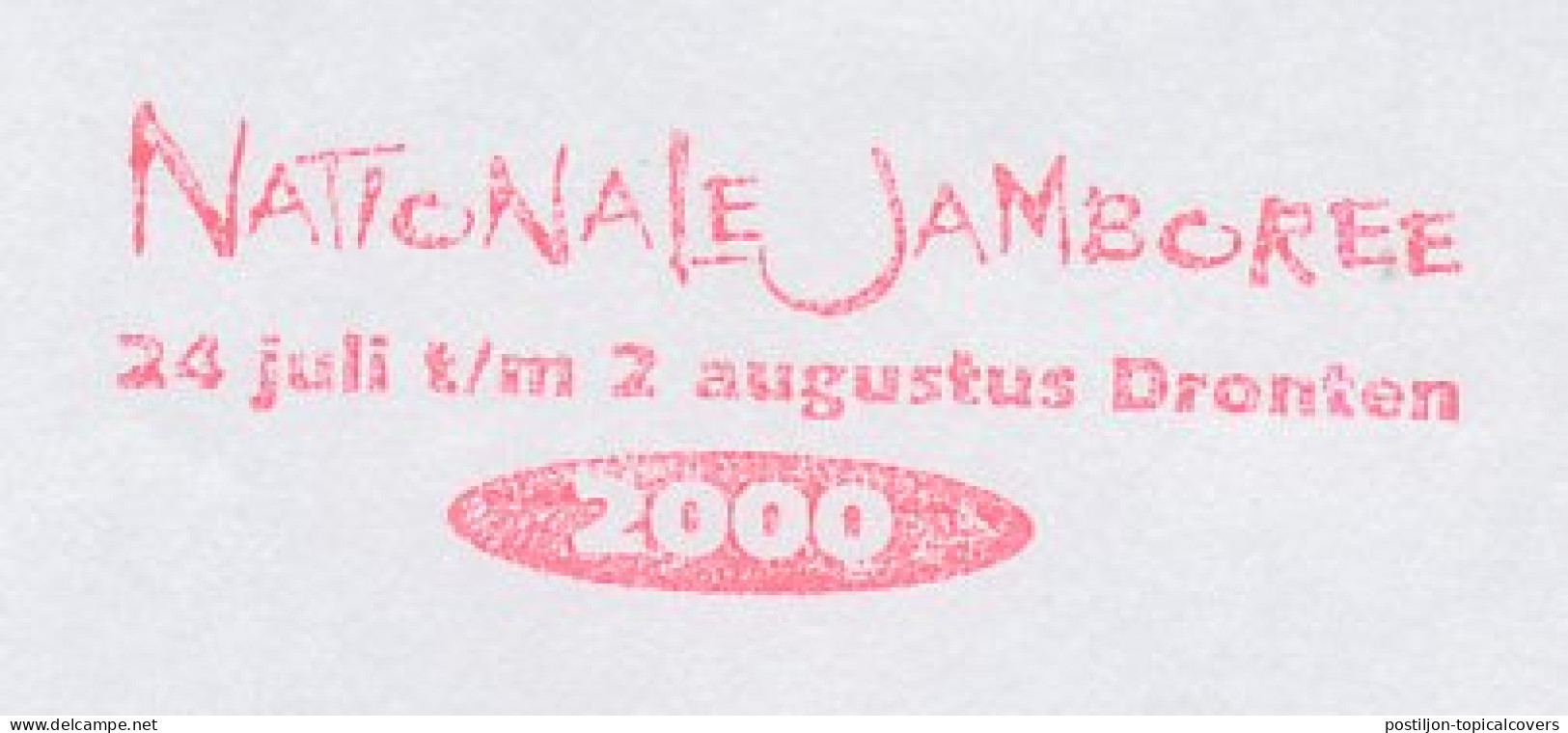 Meter Top Cut Netherlands 2000 National Jamboree Dronten - Altri & Non Classificati