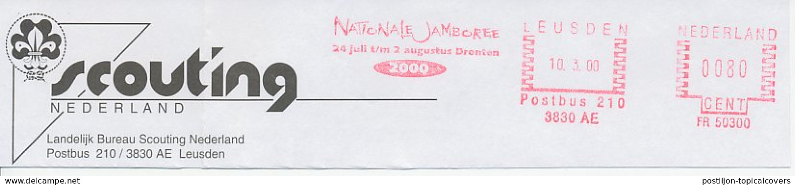 Meter Top Cut Netherlands 2000 National Jamboree Dronten - Autres & Non Classés