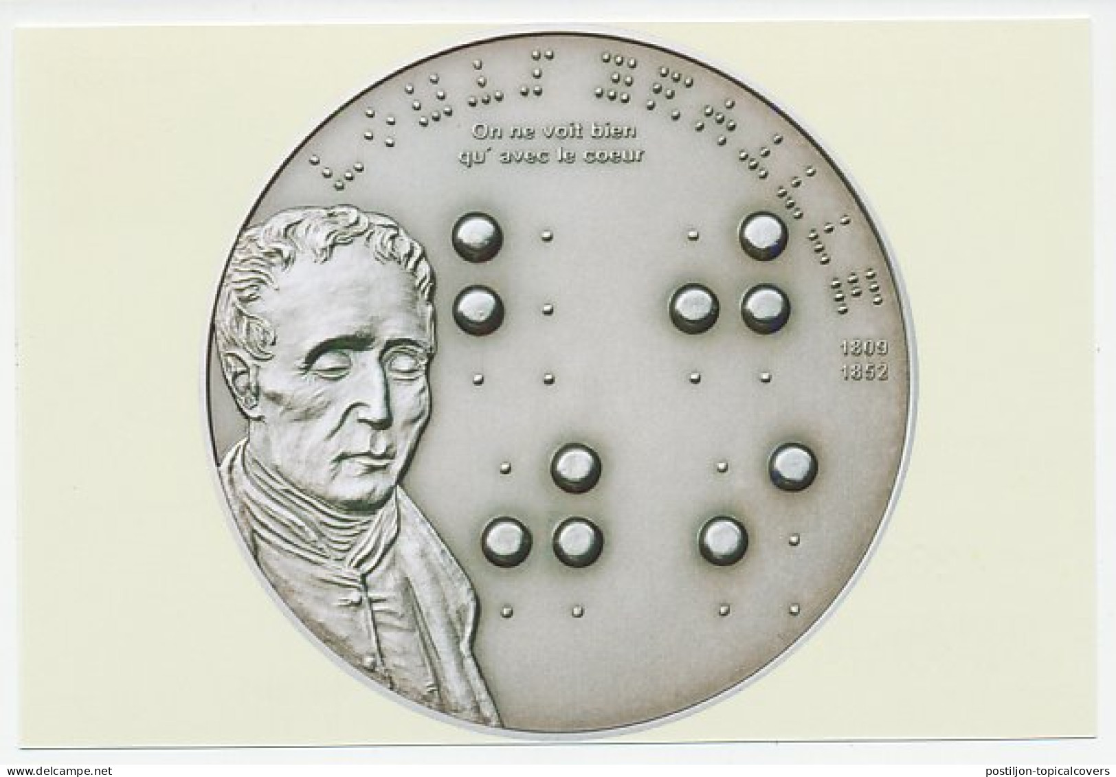 Postal Stationery China 2009 Louis Braille - Blind - Handicaps