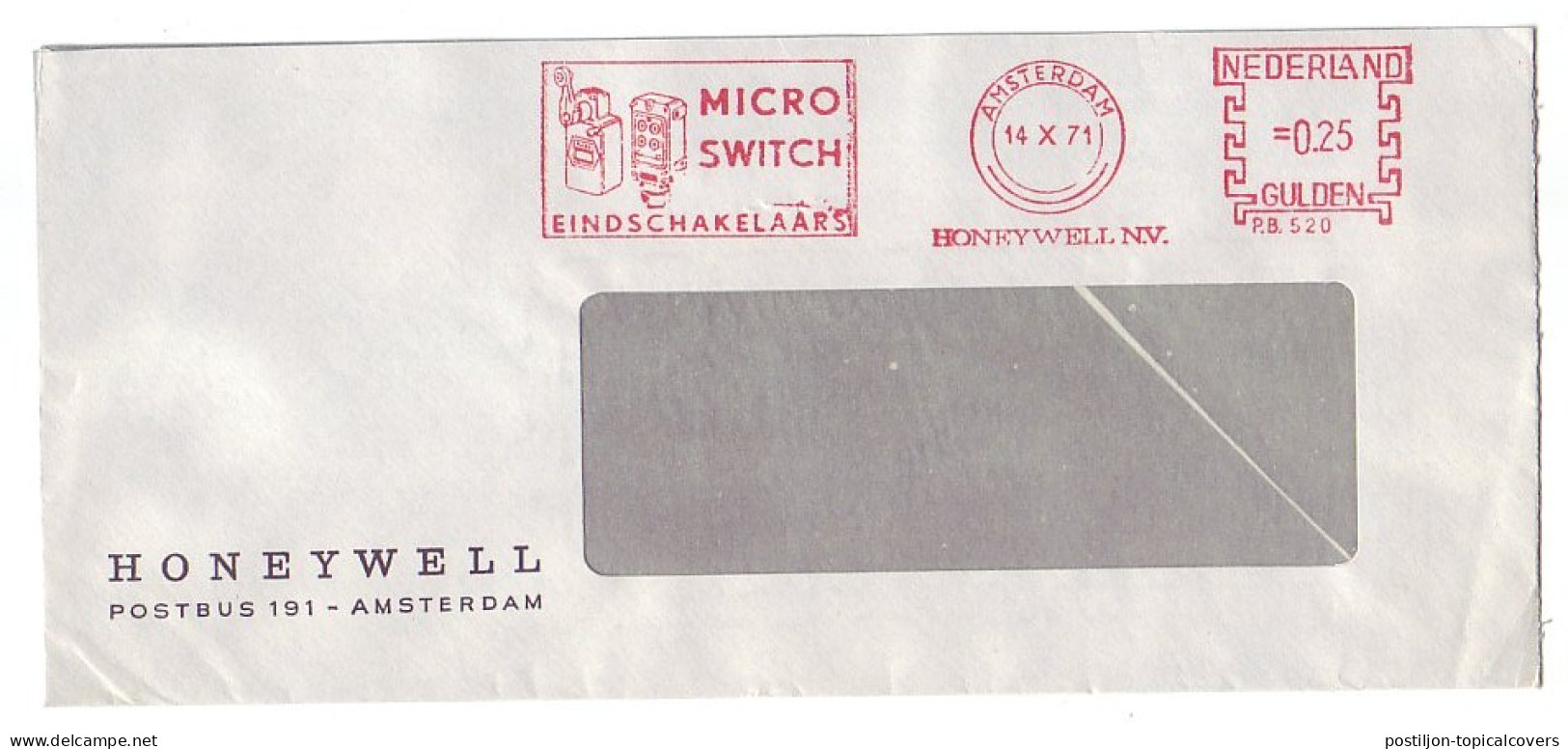 Meter Cover Netherlands 1971 Limit Switch - Elektriciteit