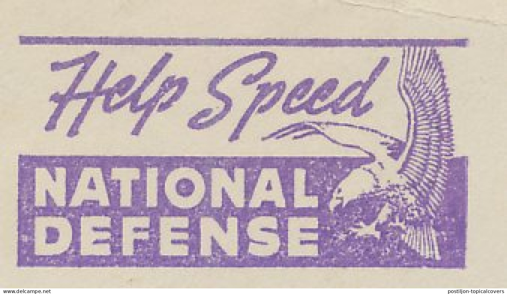 Meter Cut USA 1941 Bird Of Prey - Eagle - National Defense - Sonstige & Ohne Zuordnung