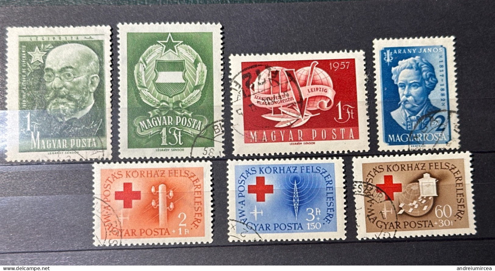 1957  Hungary Lot Used Stamps - Usado