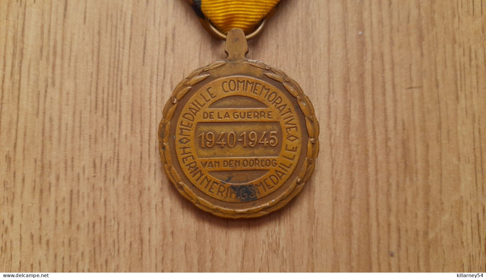 Médaille Belge 1940-1945 WW2 - Belgique