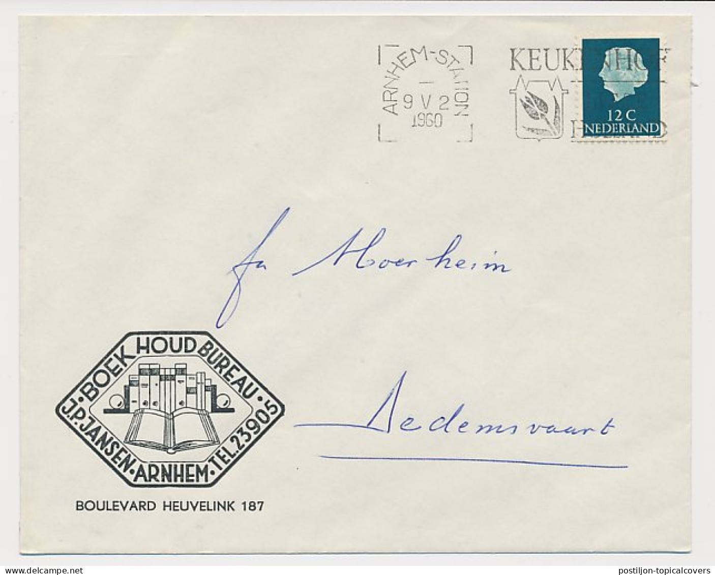 Firma Envelop Arnhem 1960 - Boekhoudbureau - Unclassified