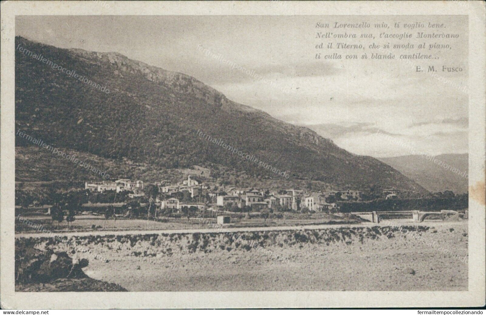 Cr95 Cartolina Saluti Da San Lorenzello  Provincia Di Benevento Campania - Benevento