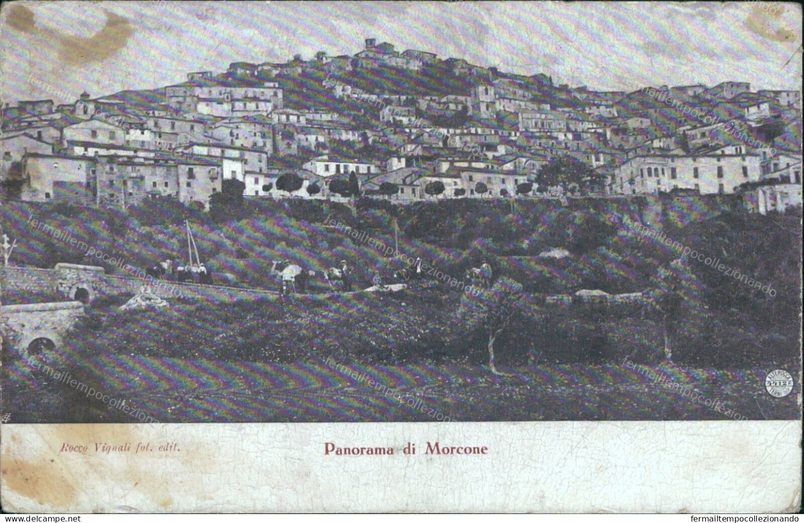 Cr97 Cartolina Panorama Di Morcone Scollata  Provincia Di Benevento Campania - Benevento