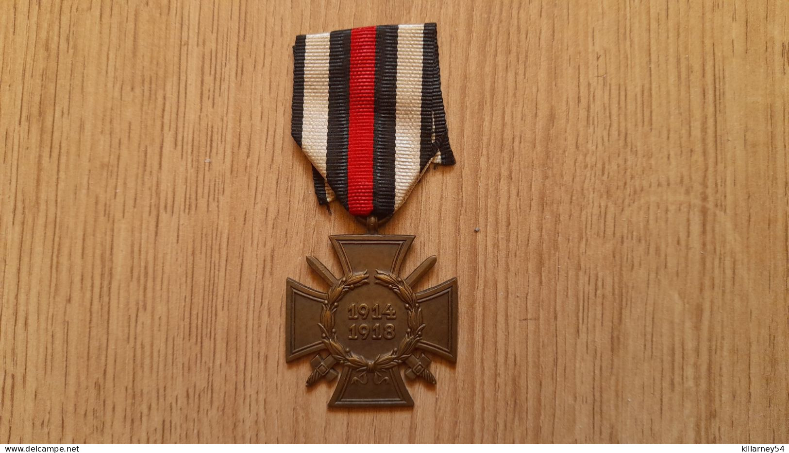 Médaille Croix D'honneur Allemande HINDENBURG 1914-1918 WW1 - Allemagne