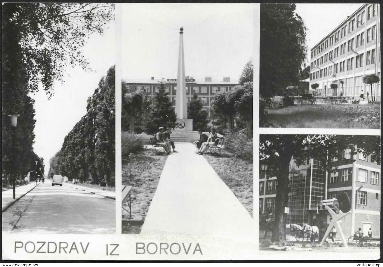 Croatia-----Borovo-----old Postcard - Kroatien