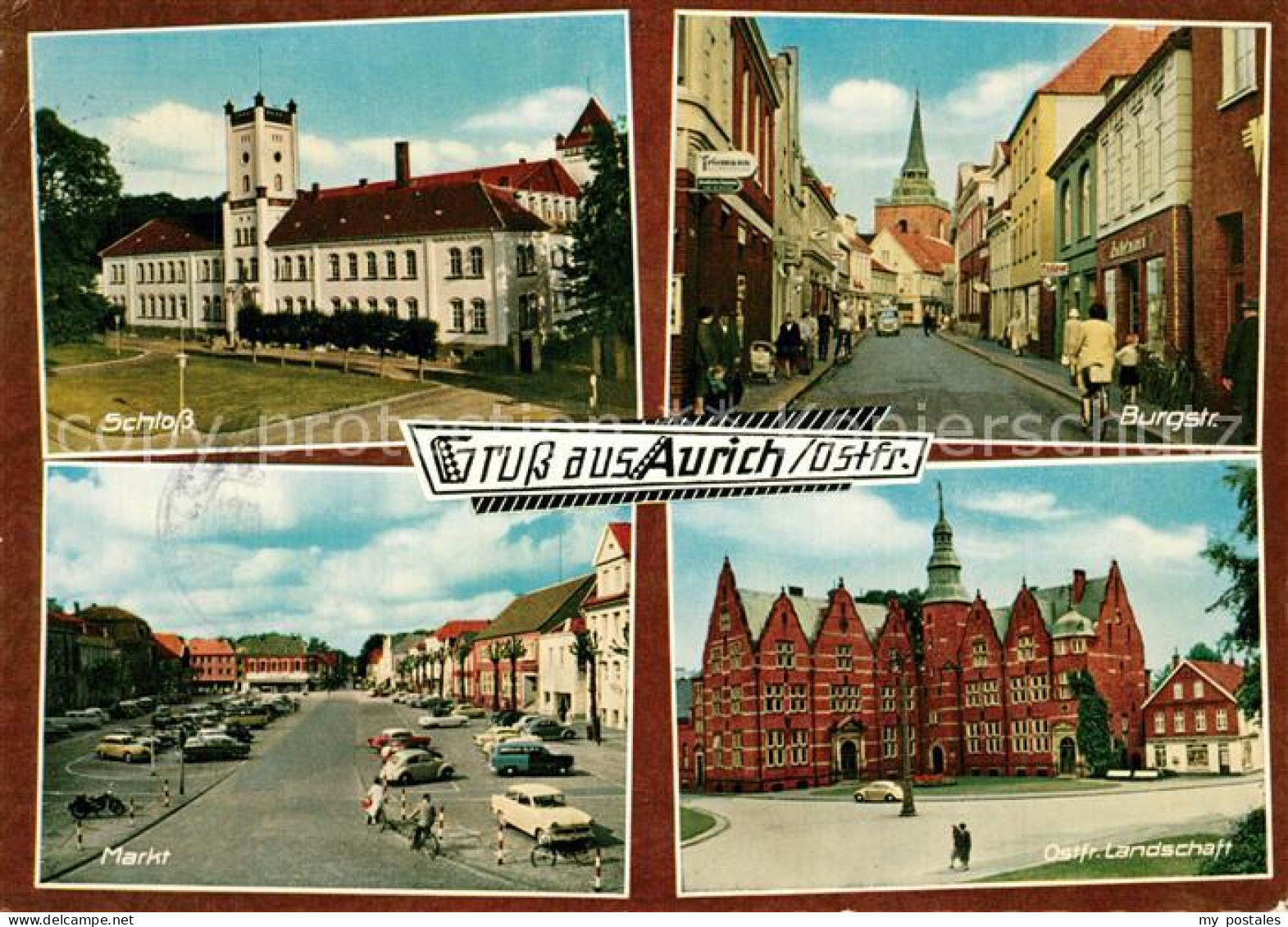 73549947 Aurich Ostfriesland Schloss Burgstr Markt Ostfr Landschaft Aurich Ostfr - Aurich