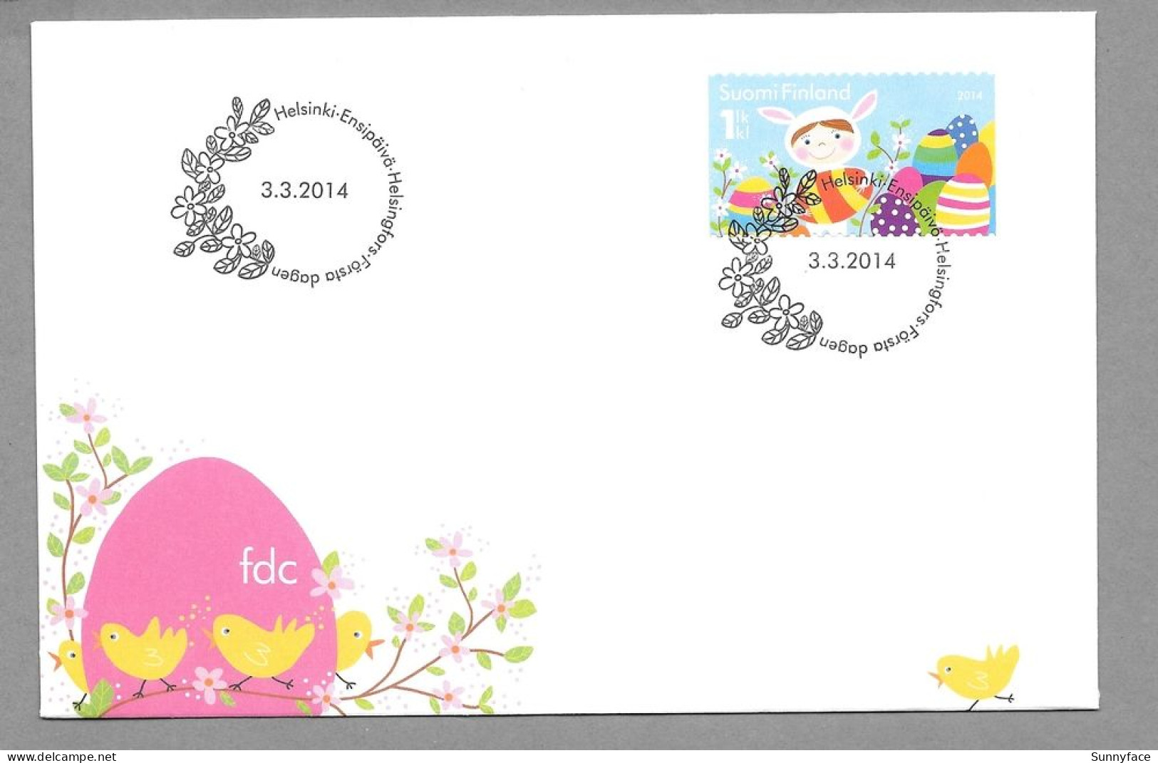 2014 FDC Easter Surprice Finland Finnland Finlande - FDC