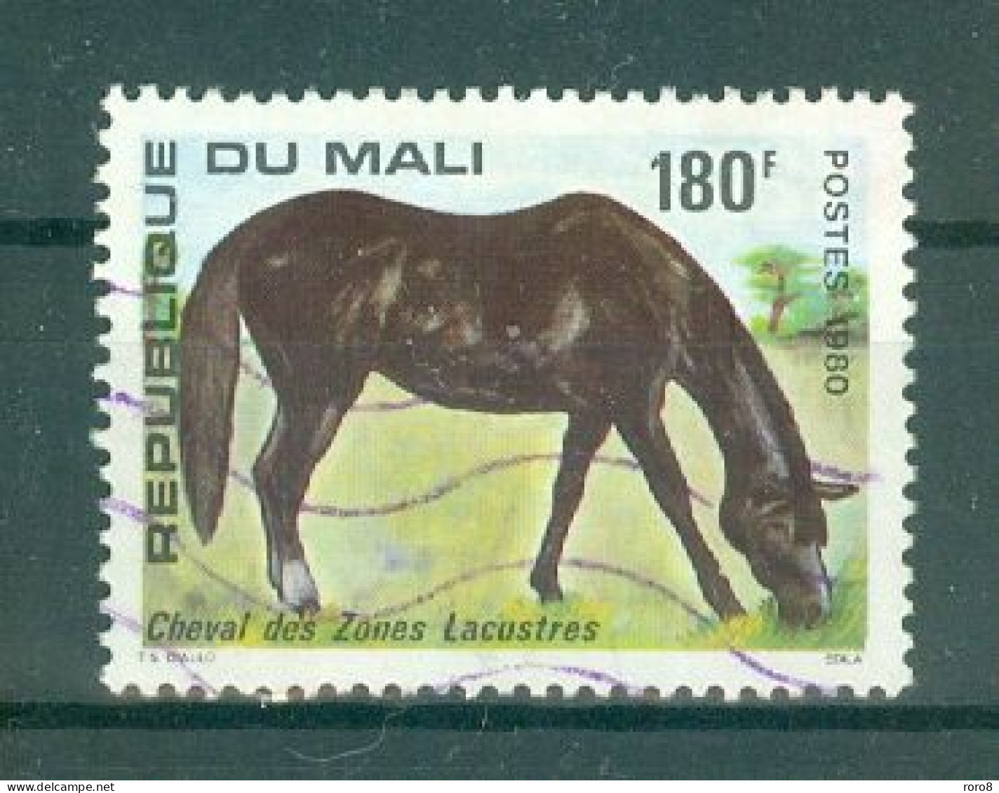 REPUBLIQUE DU MALI - N°367 Oblitéré. Chevaux. Sujets Divers. - Mali (1959-...)