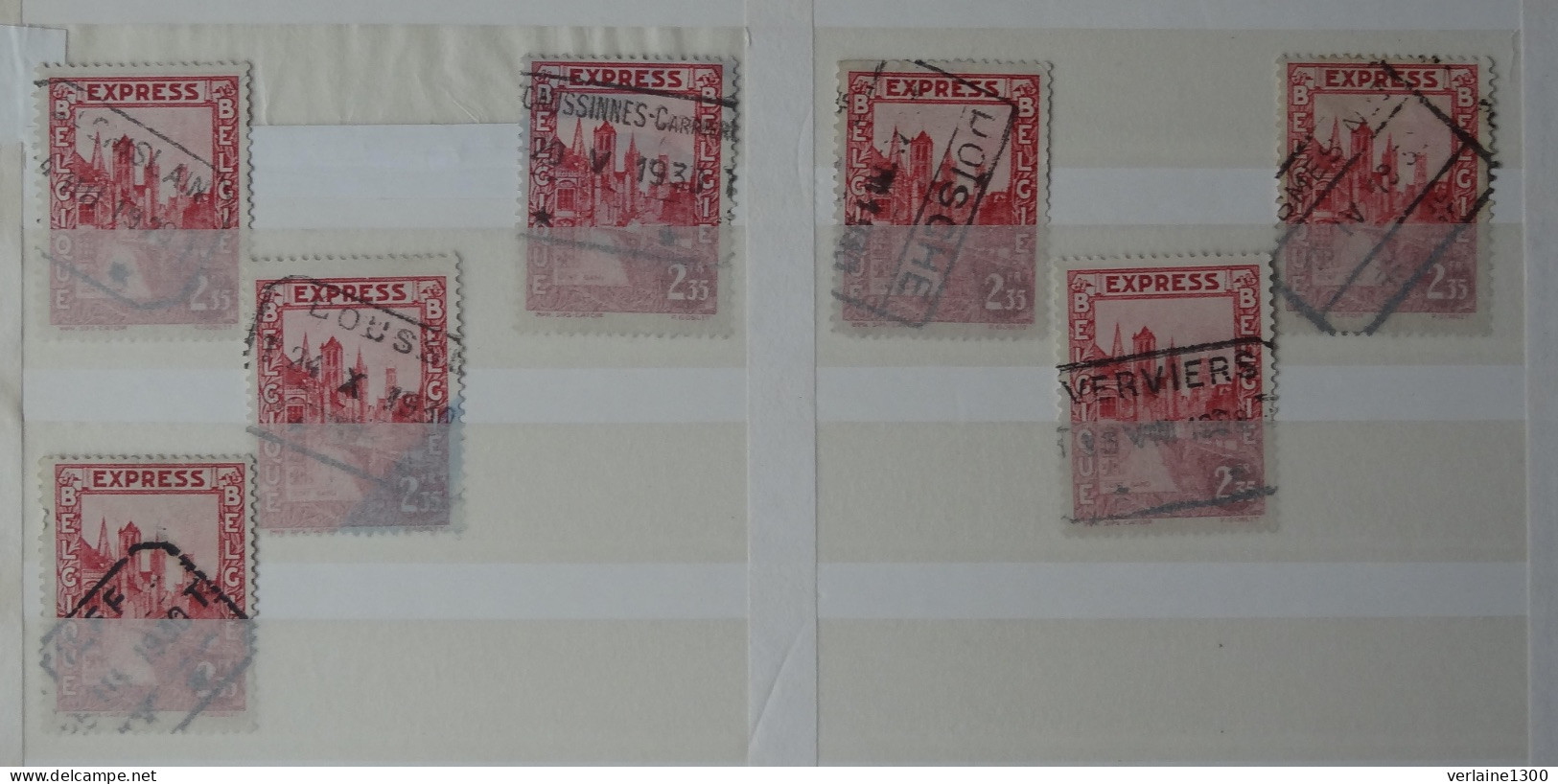 292D : Lot Avec Oblitérations Chemin De Fer ( 2° ) - Used Stamps