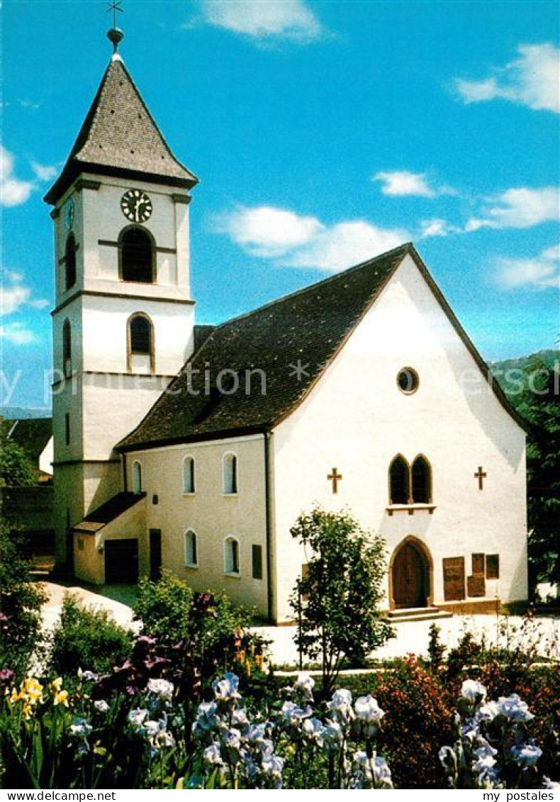 73549263 Wollbach Kandern Ev Kirche  Wollbach Kandern - Kandern