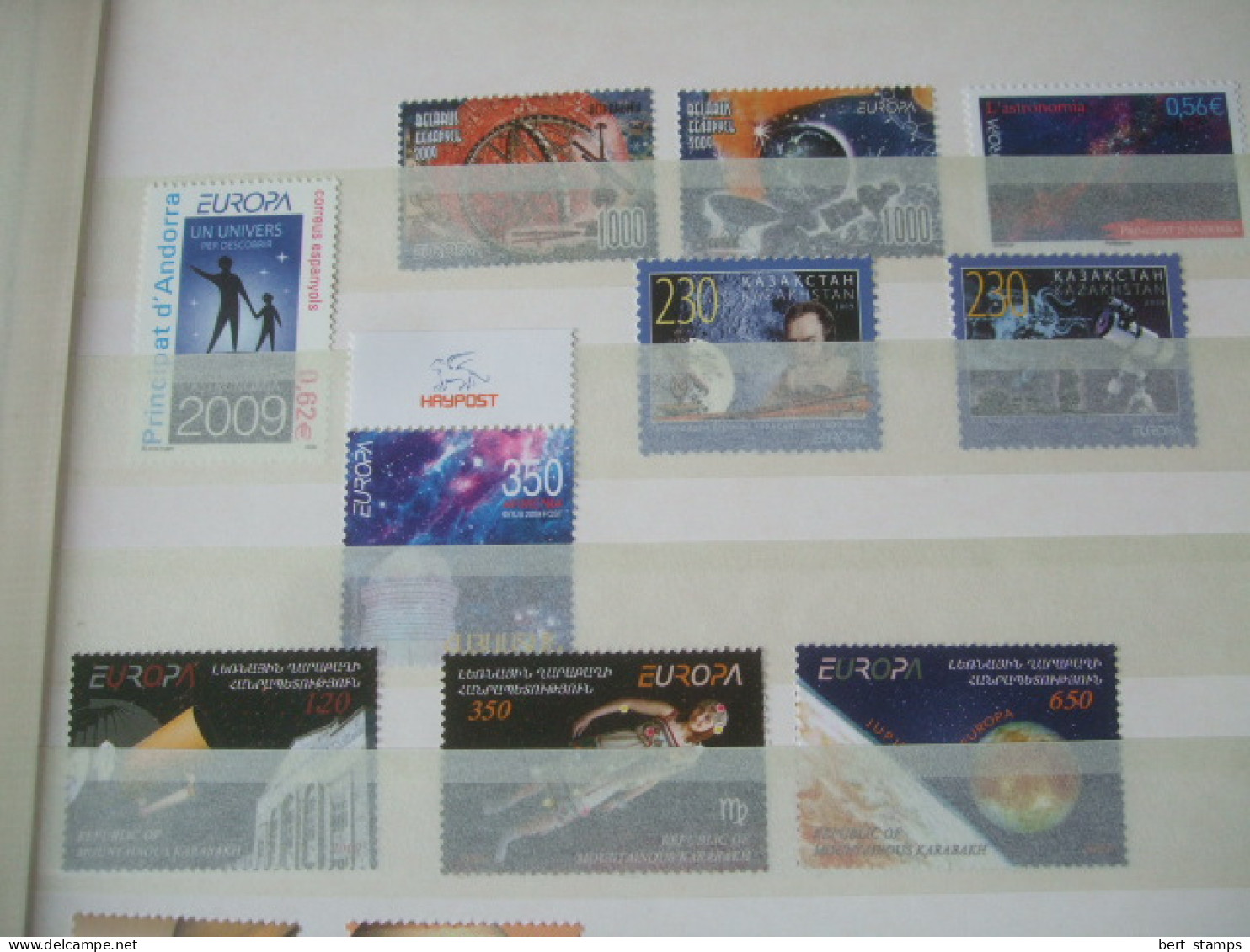 Collectiuon Europe CEPT 2009 MNH stamps and sheets.