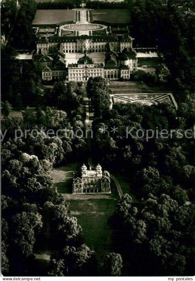 73549226 Ludwigsburg W?rttemberg Fliegeraufnahme Schloss Favorite  - Zu Identifizieren