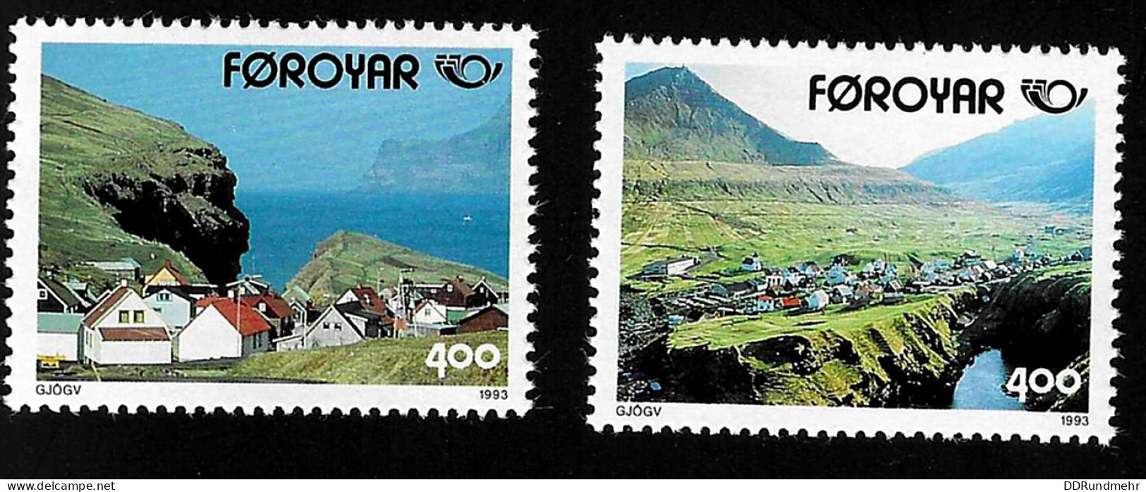 1993 Norden  Michel FO 246 - 247 Stamp Number FO 251 - 252 Yvert Et Tellier FO 243 - 244 Xx MNH - Faroe Islands