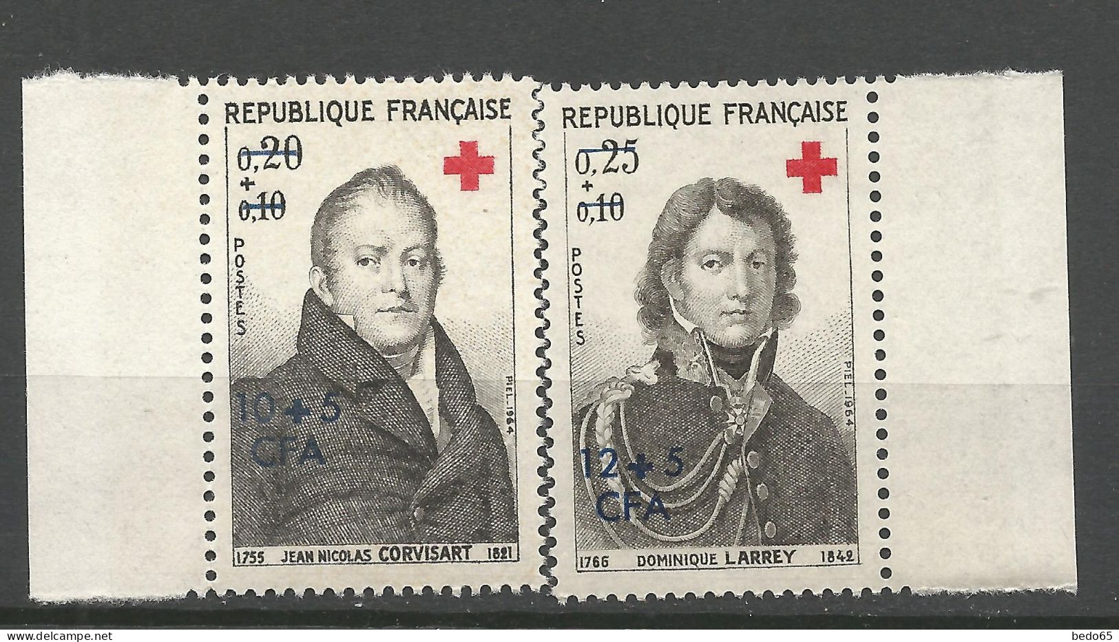 REUNION Croix Rouge N° 362 Et 363 NEUF** LUXE SANS CHARNIERE NI TRACE / Hingeless  / MNH - Neufs