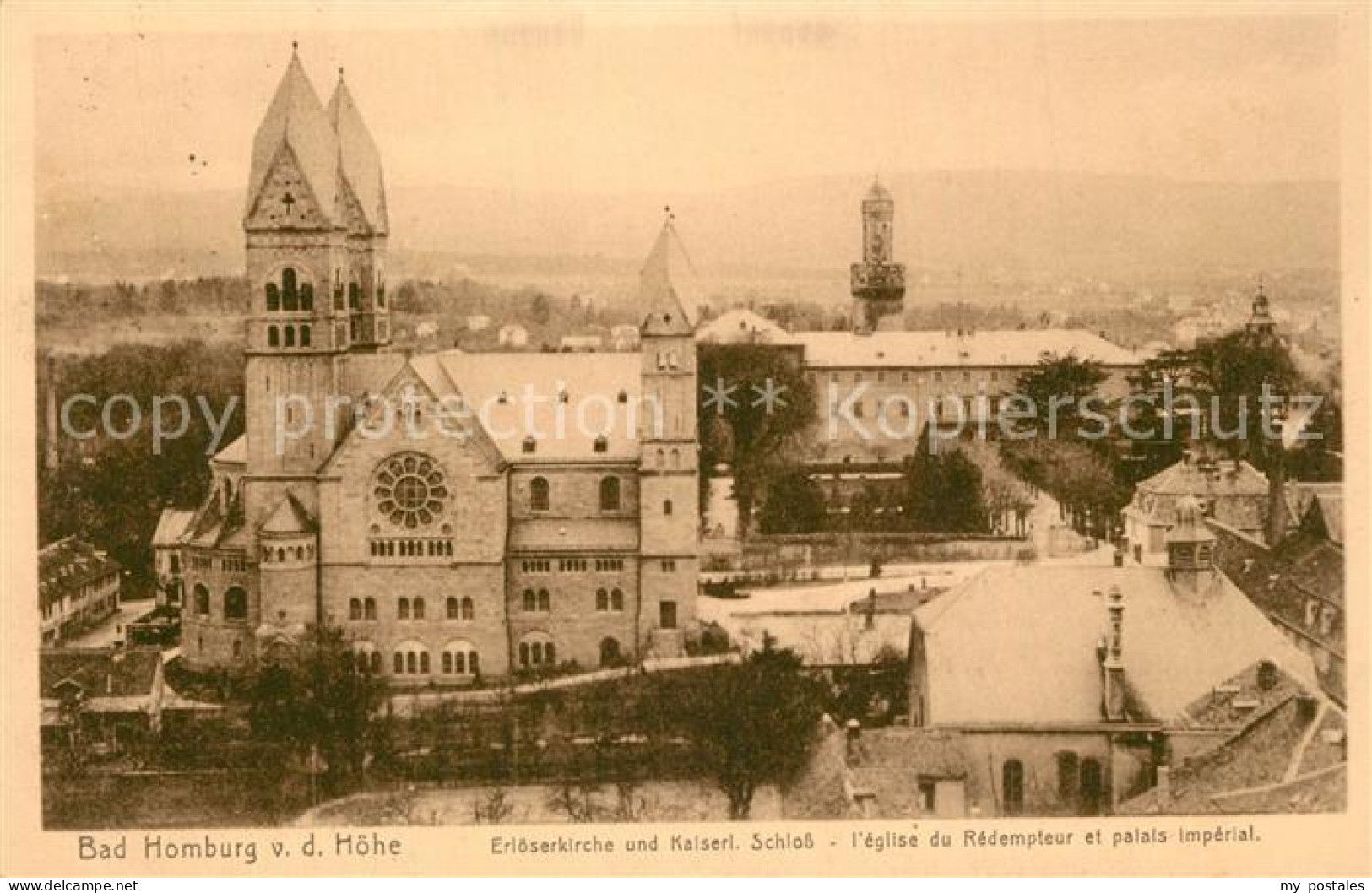 73546410 Bad Homburg Erloeserkirche Kaiserliches Schloss Bad Homburg - Bad Homburg