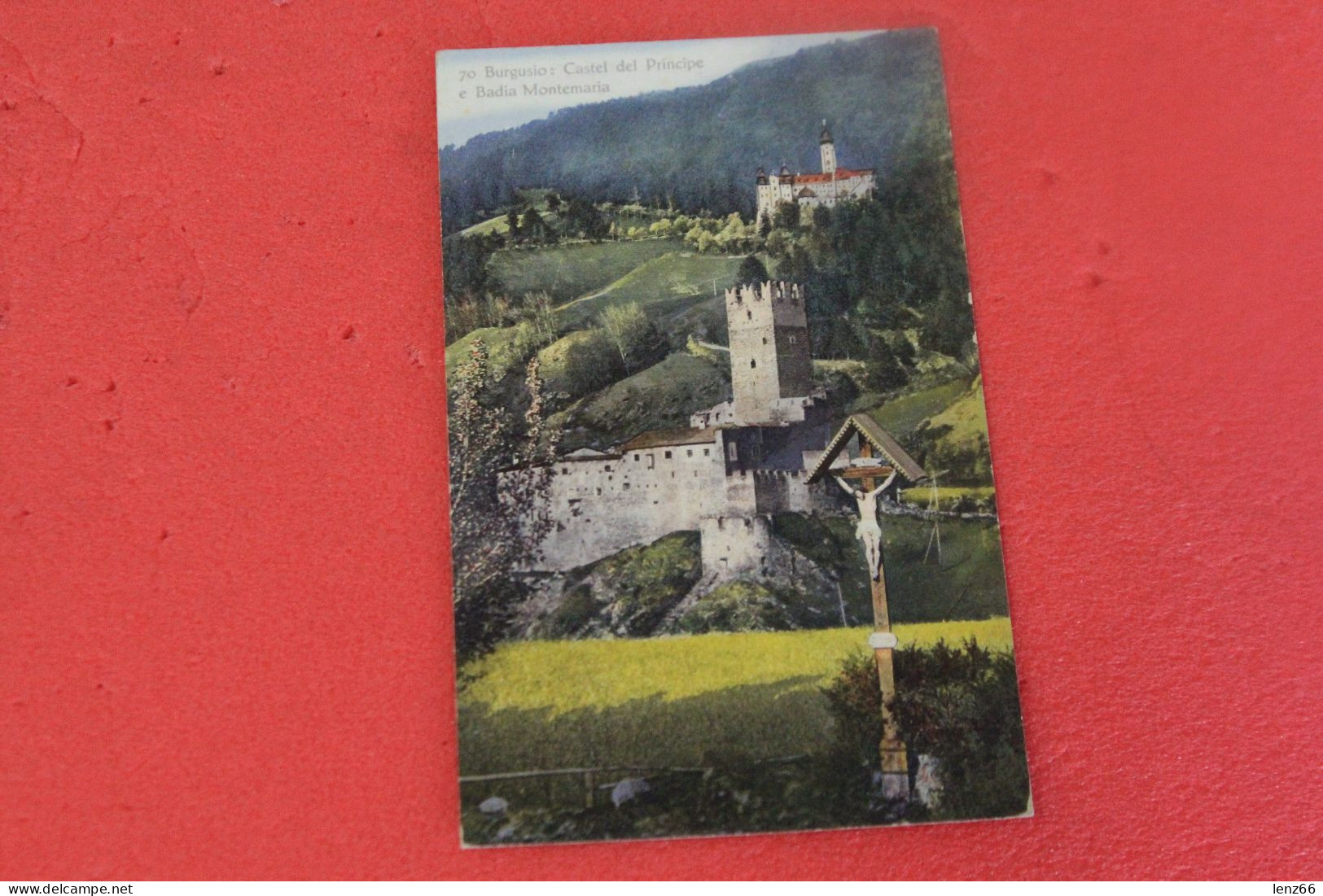Bolzano Bozen Burgusio Castel Del Principe E Badia Montemaria 1932 Spedita Da Malles - Bolzano (Bozen)