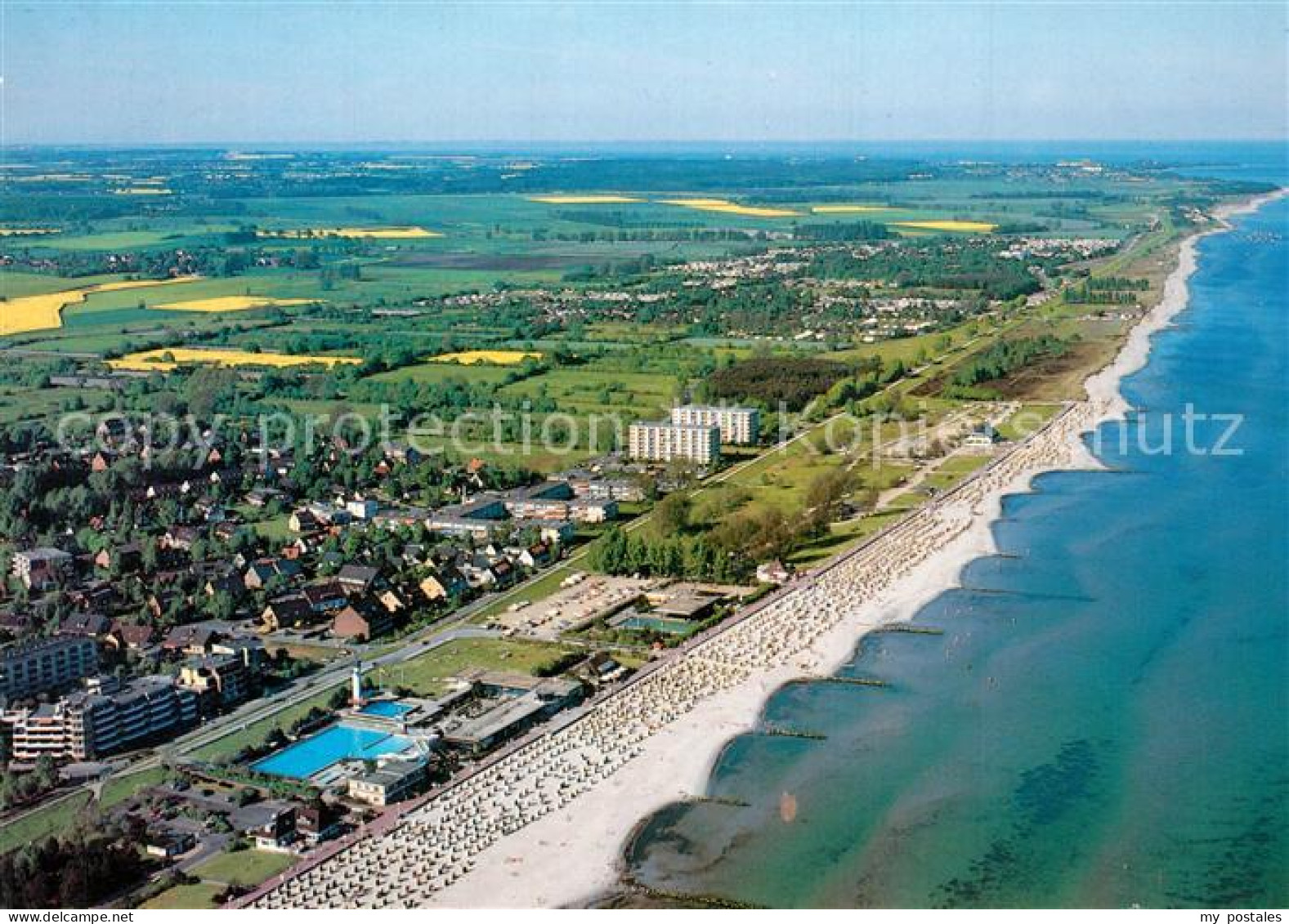 73540351 Gr?mitz Ostseebad Fliegeraufnahme Mit Strand  - Zu Identifizieren