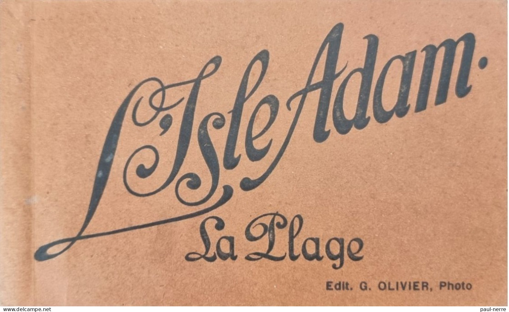 L'ISLE ADAM : Lot De 12 CPA Détachables, La Plage - Très Bon état - L'Isle Adam