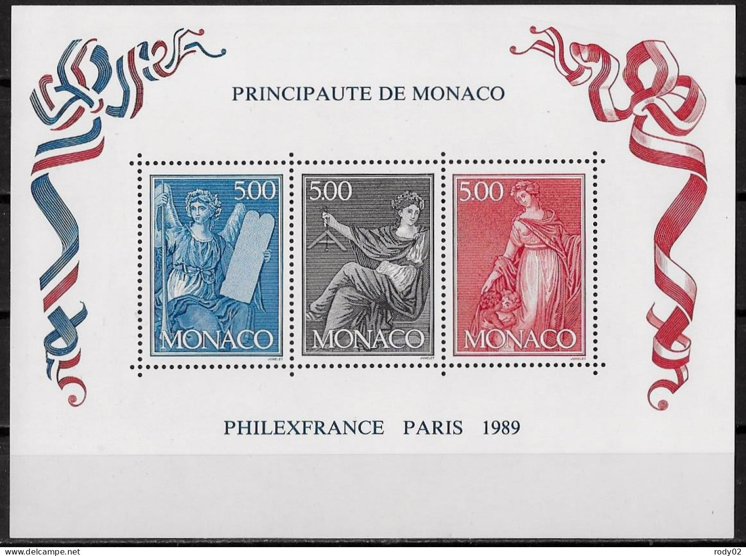 MONACO - PHILEXFRANCE - BF 47 - NEUF** MNH - Blokken