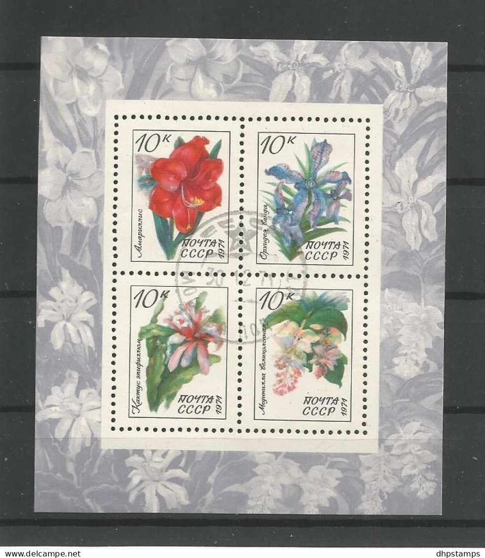 Russia 1971 Flowers Y.T. BF 72 (0) - Blocks & Sheetlets & Panes