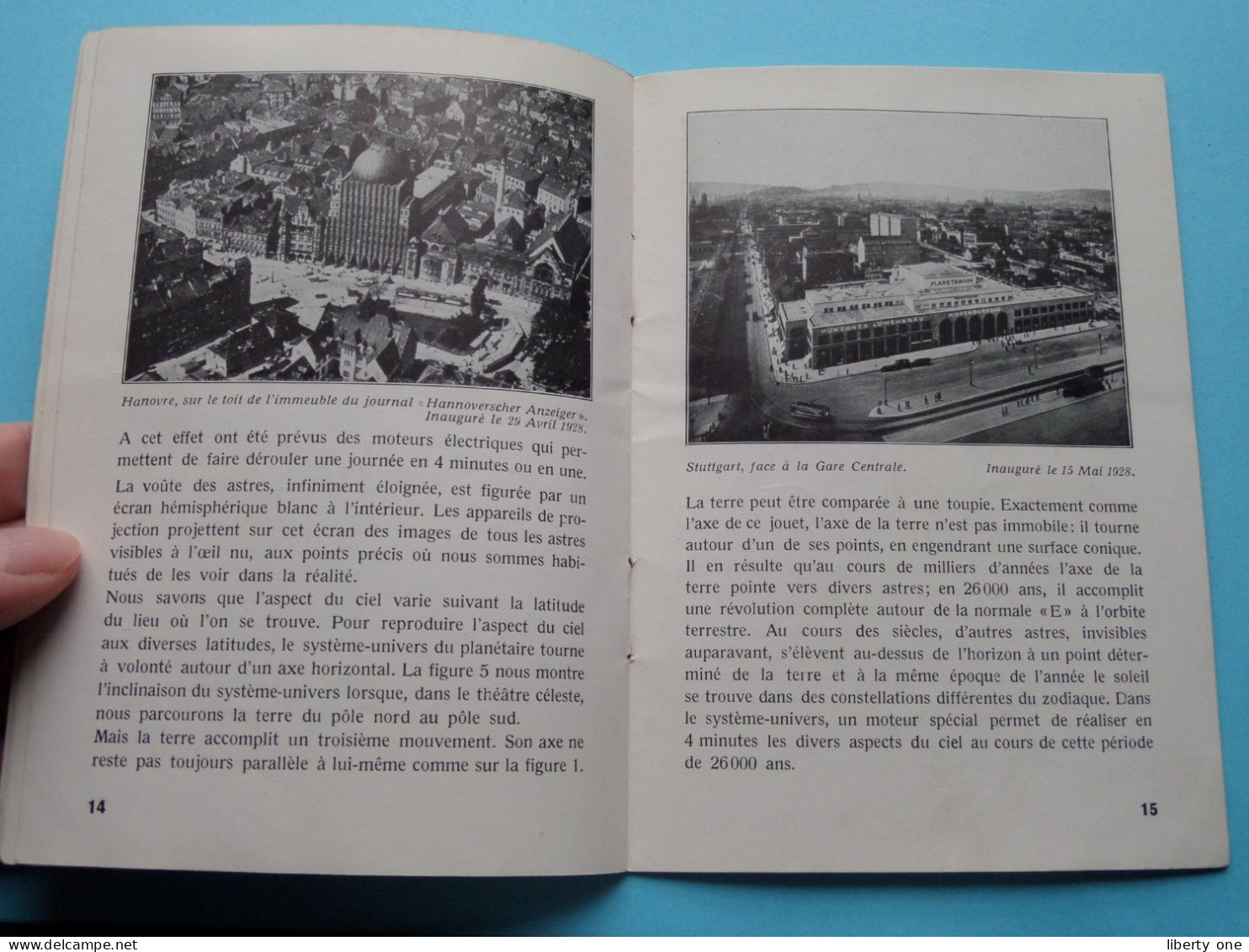 Planétaire ZEISS > CARL ZEISS - JENA ( Edit.: O. V. 31 > Imp. Allemagne ) 23 pag./ Form 14,5 x 10,5 cm.( Sehen SCANS ) !