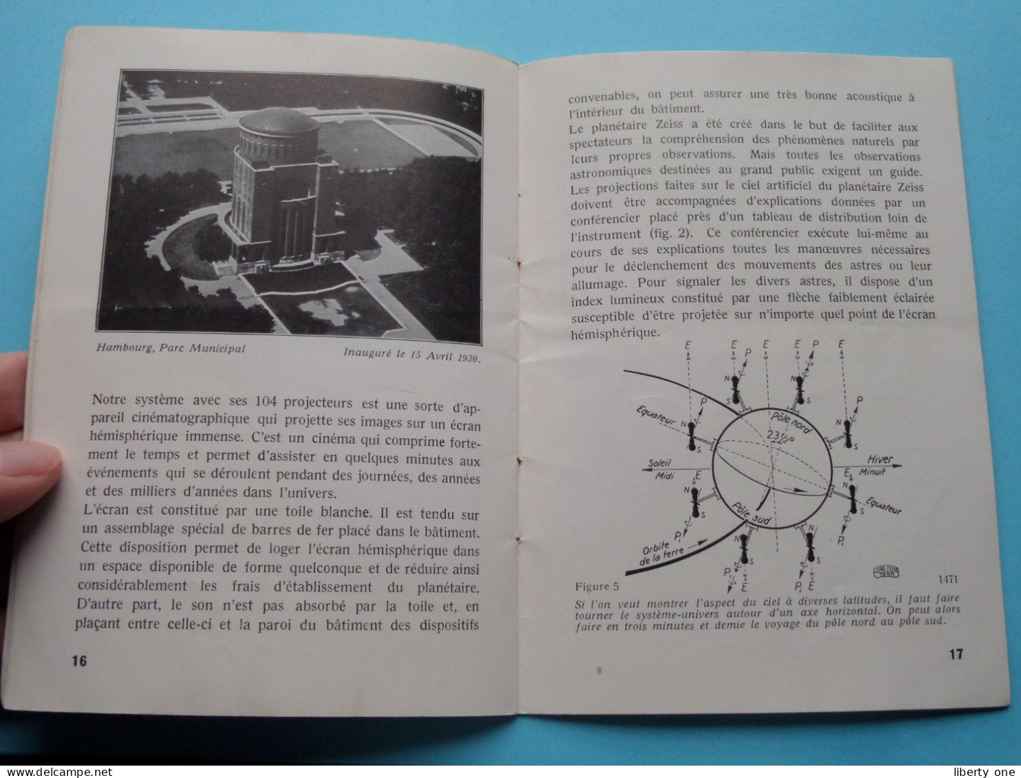 Planétaire ZEISS > CARL ZEISS - JENA ( Edit.: O. V. 31 > Imp. Allemagne ) 23 pag./ Form 14,5 x 10,5 cm.( Sehen SCANS ) !