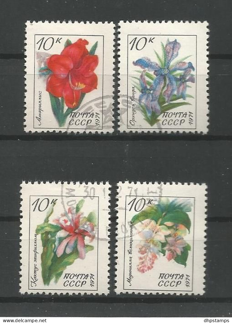 Russia 1971 Flowers Y.T. Ex BF 72 (0) - Used Stamps