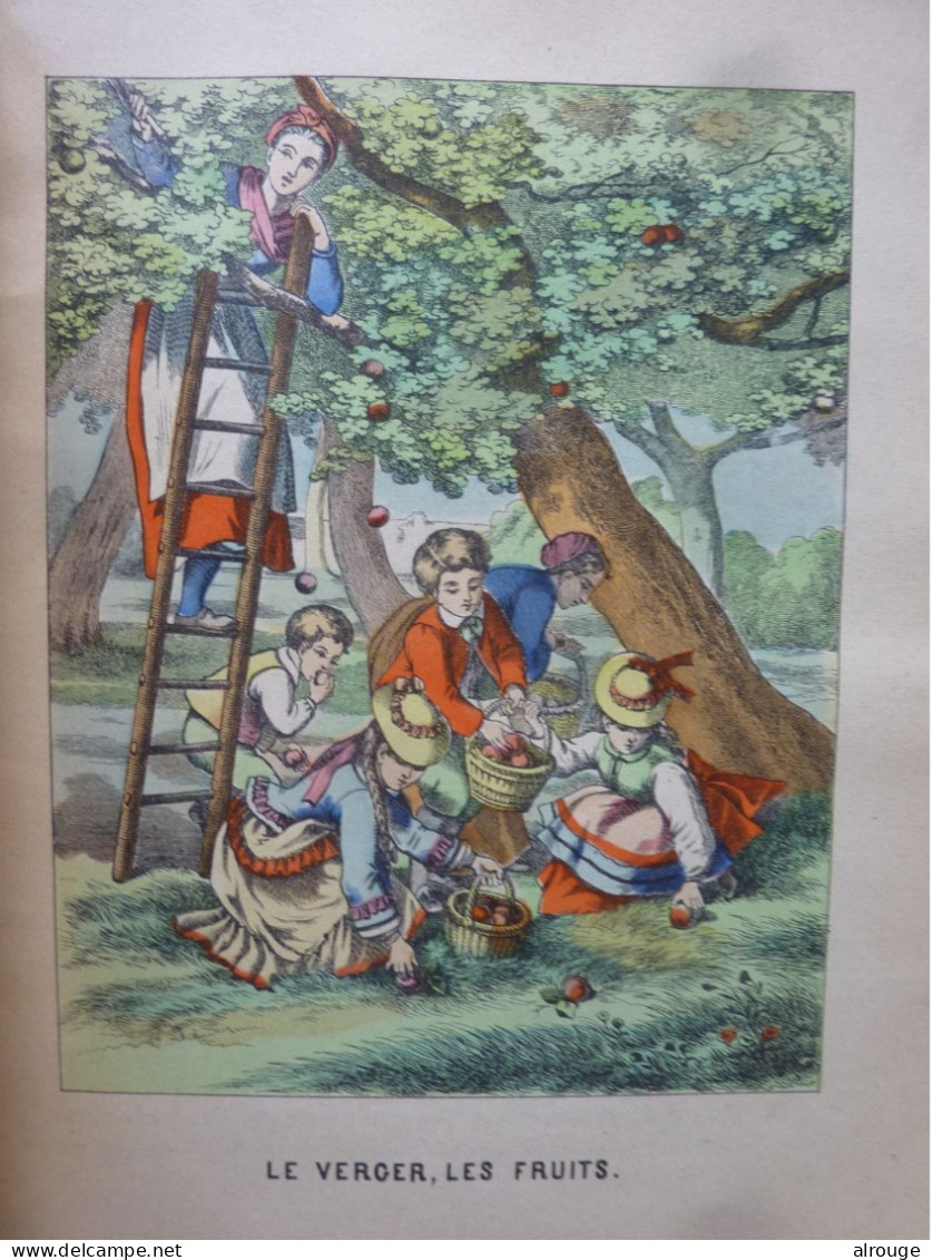 Visite à La Ferme, Imagerie Pellerin, Sd 1879, Illustré D'images En Couleurs - 1801-1900
