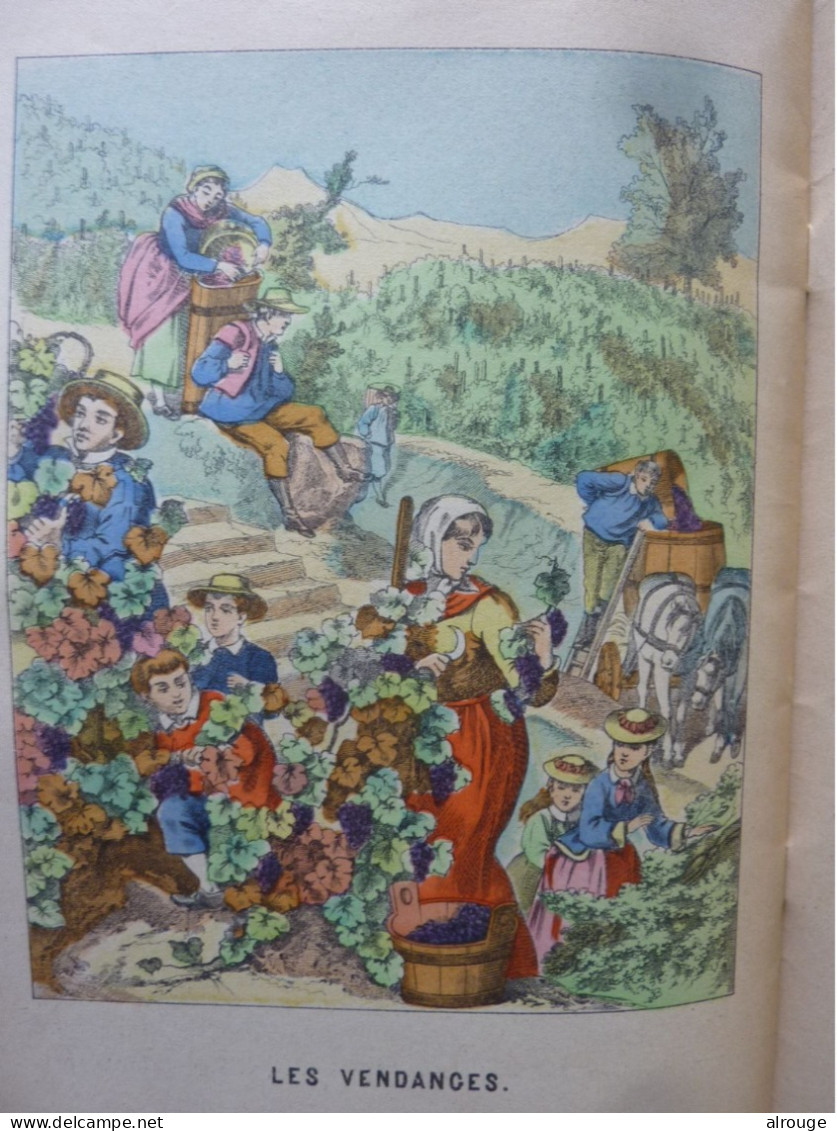 Visite à La Ferme, Imagerie Pellerin, Sd 1879, Illustré D'images En Couleurs - 1801-1900