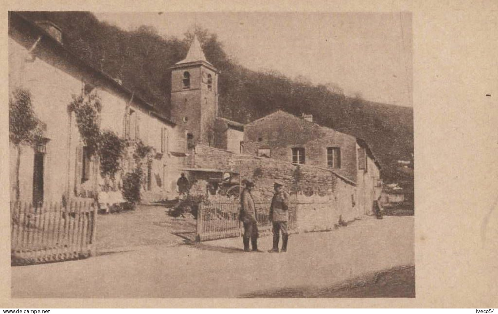 1916  Bouillonville   ( Près Vigneulles)   " Occupation Allemande Du Village  " - 1914-18