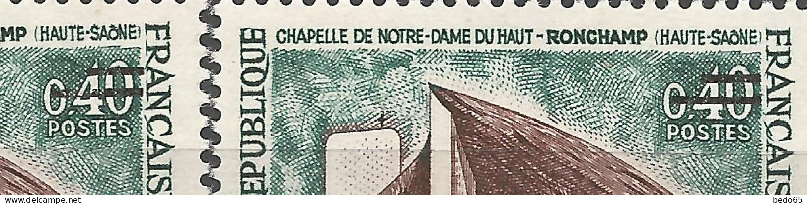 REUNION  N° 374 Variétée Barre Brisé NEUF** LUXE SANS CHARNIERE NI TRACE / Hingeless  / MNH - Unused Stamps