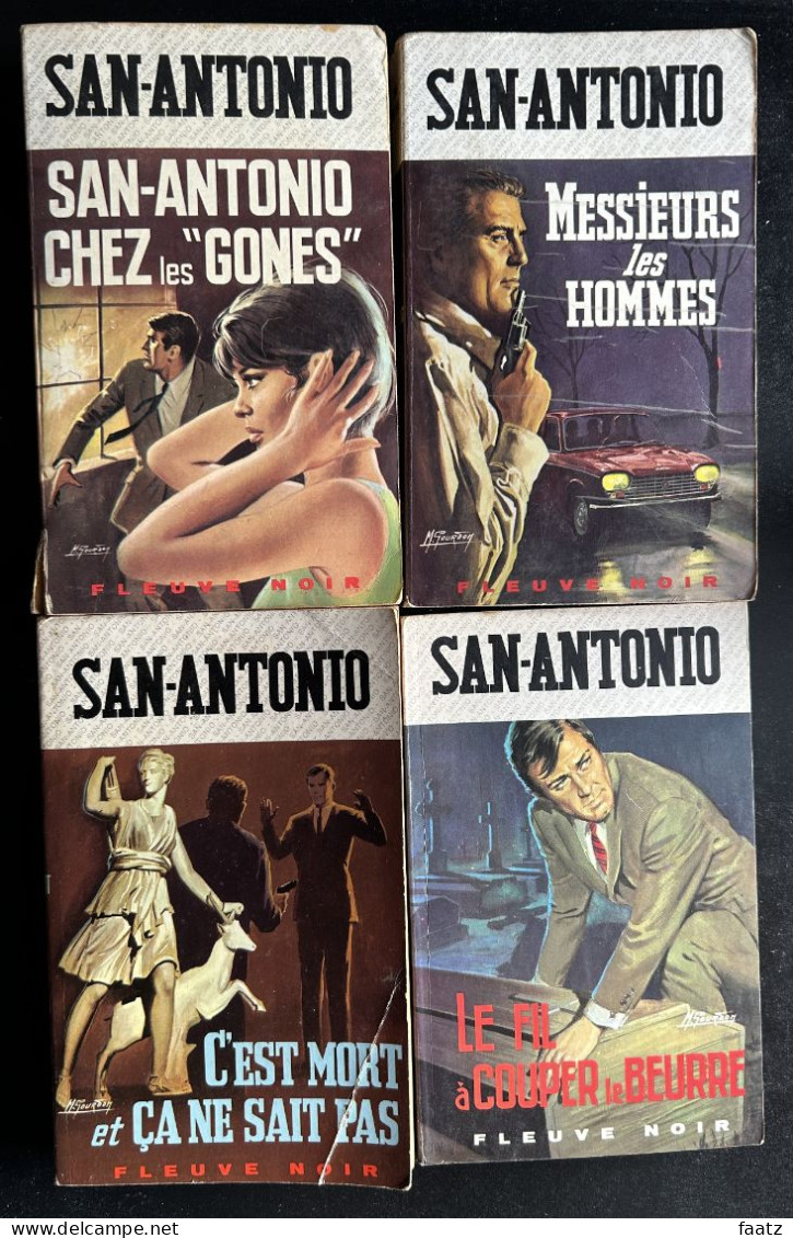 San Antonio (Policier - Fleuve Noir - 13 Volumes 1968-1978) - Loten Van Boeken